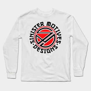 SinisterMotivesDesigns logo japan Long Sleeve T-Shirt